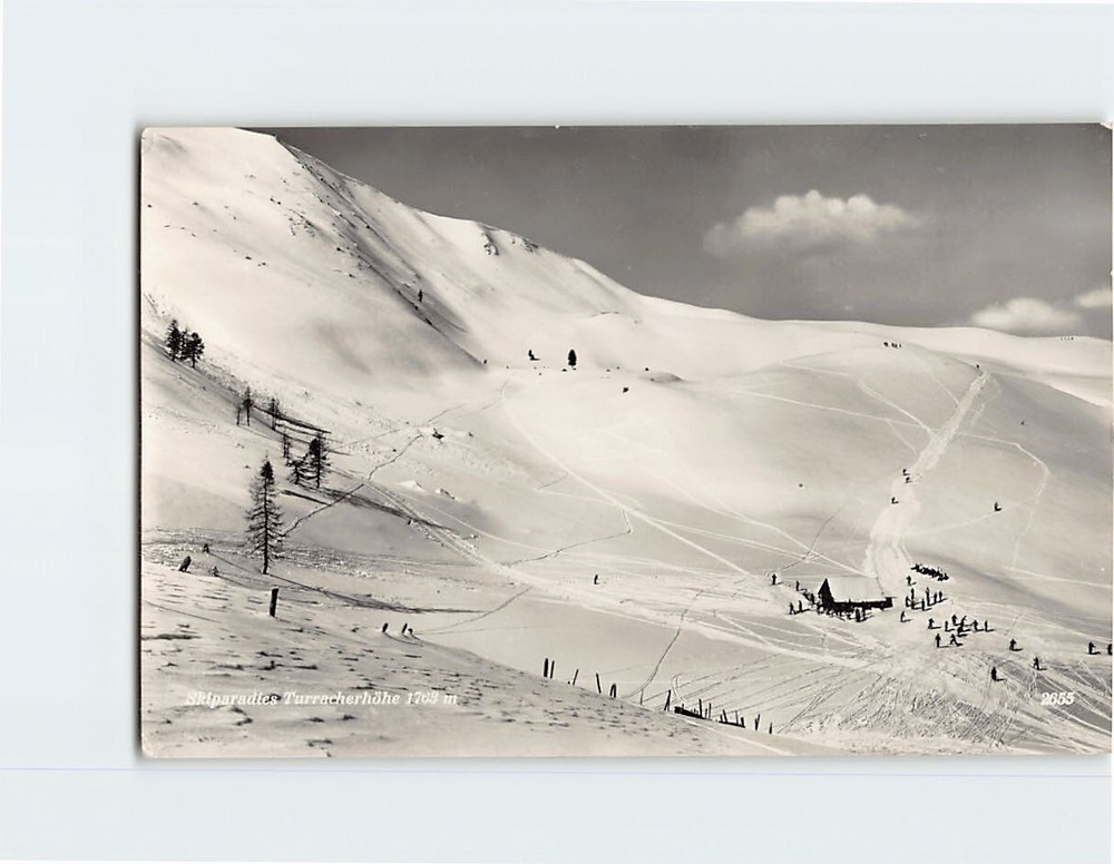 Postcard Ski Paradise Turracher Höhe Pass Austria
