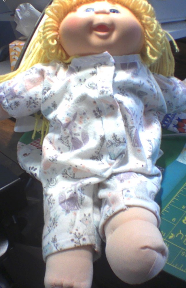 Cabbage Patch Pajamas with but opening fits 16
