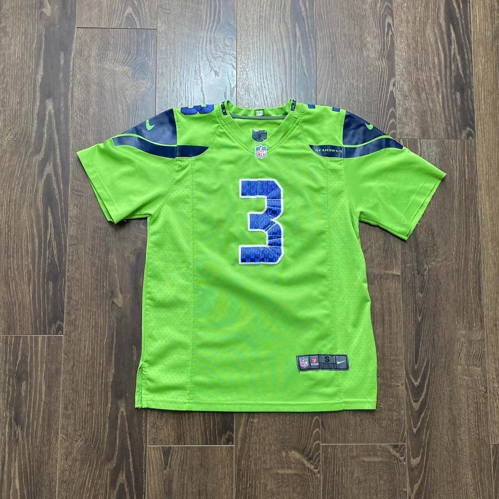 woman's Russell Wilson NFL Seahawks Green edition jersey   Size;S