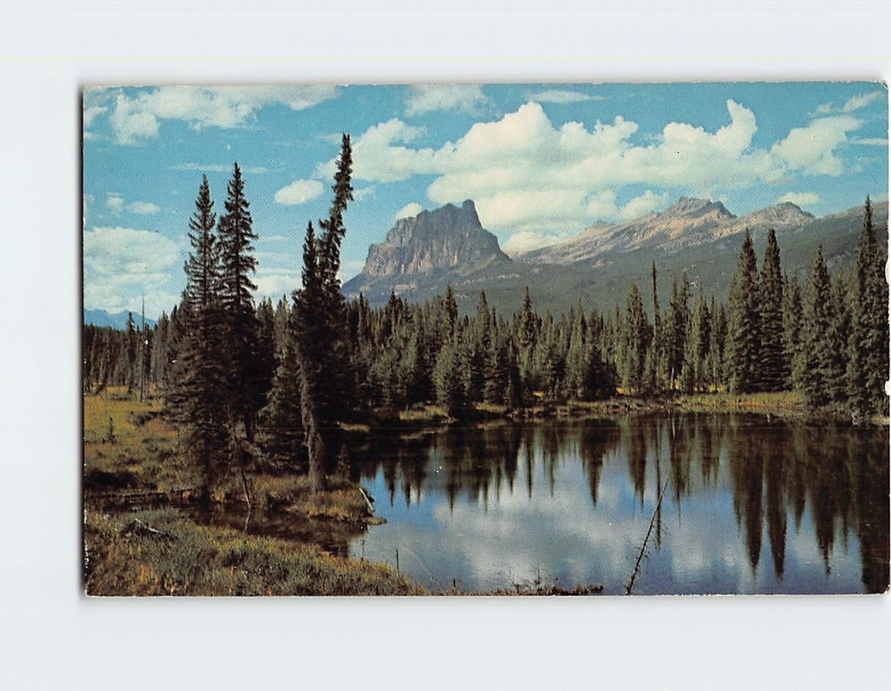 Postcard Mount Eisenhower Canada