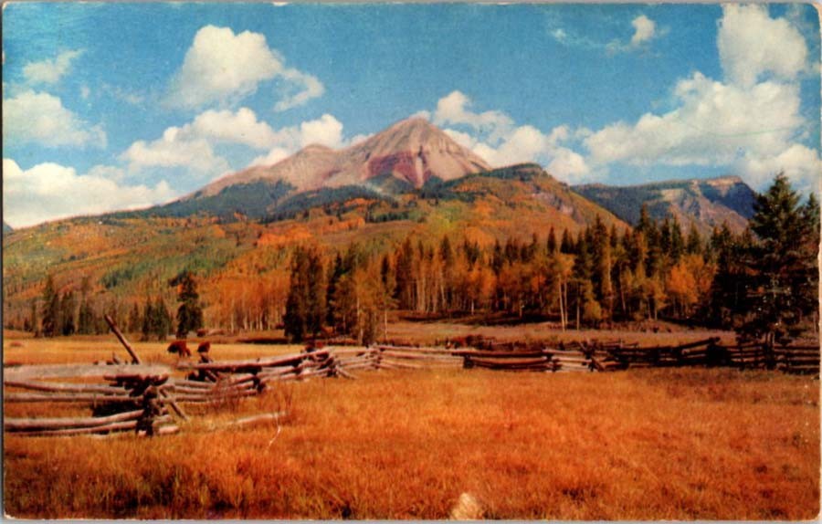 Between Durango And Silverton Colorado CO : FARM SCENE m/14 AZ9919