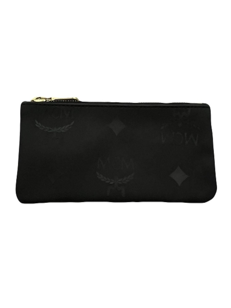 MCM Black Nylon Coin Wallet Pre-Owned Style T616-4