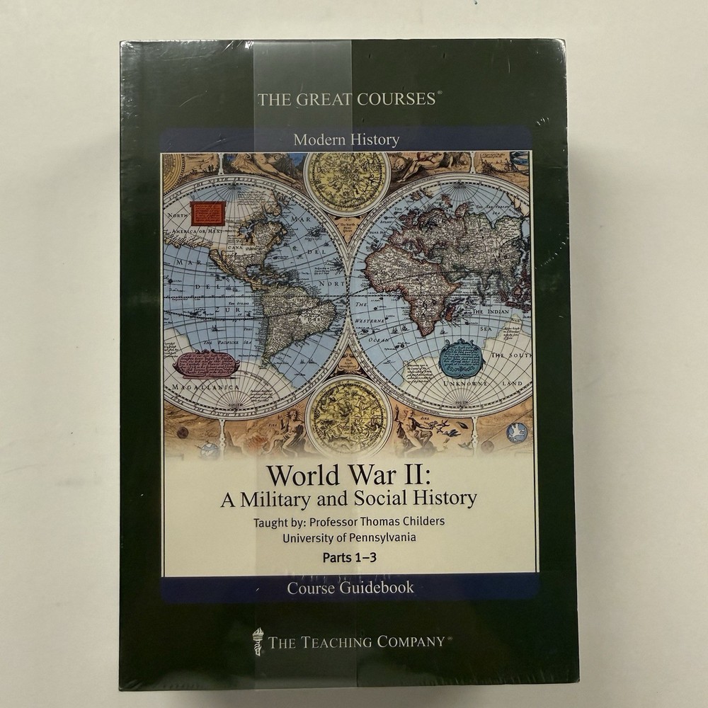 Great Courses World War II: Military and Social History DVD Parts 1-3 NEW SEALED