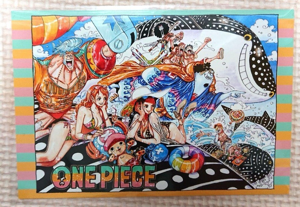 ONE PIECE Mugiwara Shop Odaiba Ltd Edition Postcard - Nami Robin Summer 2024