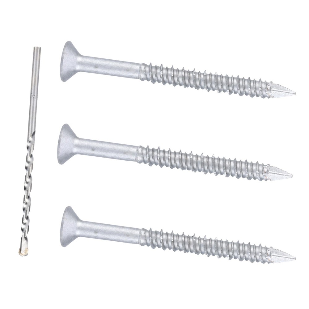 1/4 x 2-3/4 Inch 410 Stainless Steel Flat Head Tapcon Concrete Screw Anchor