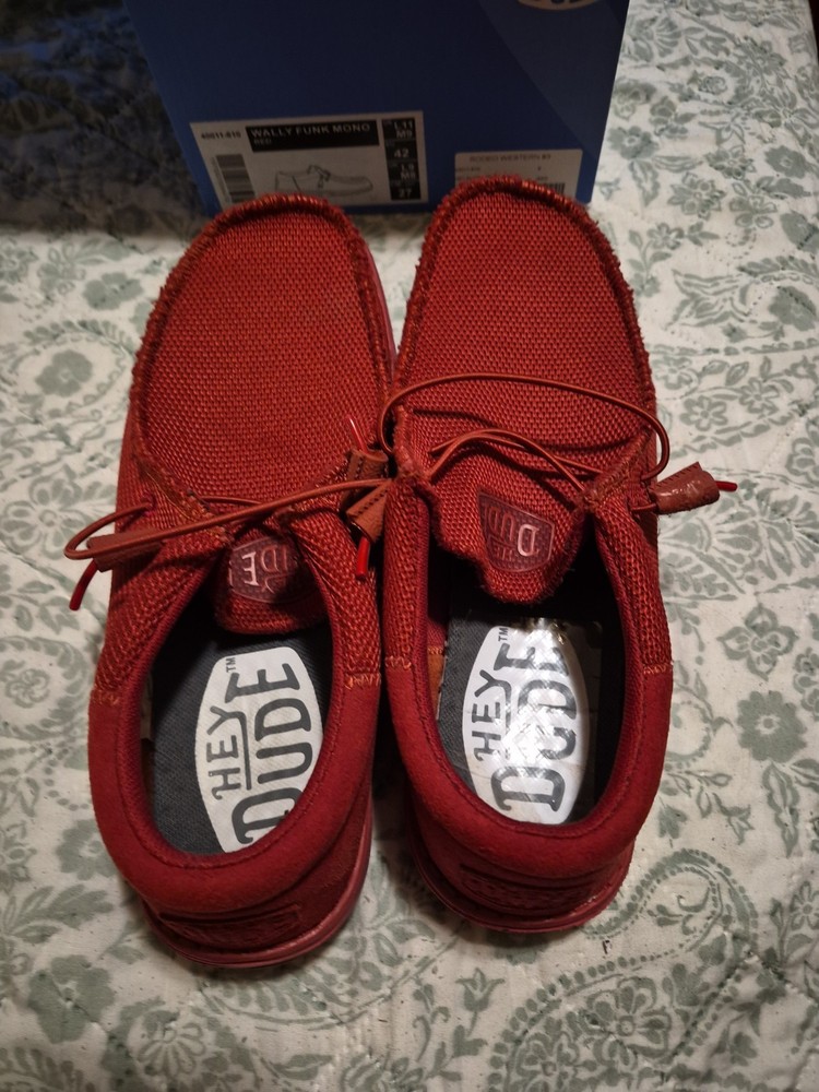 Hey Dude Shoes Wally Gunk Mono Size 9 Mens 11 Womens