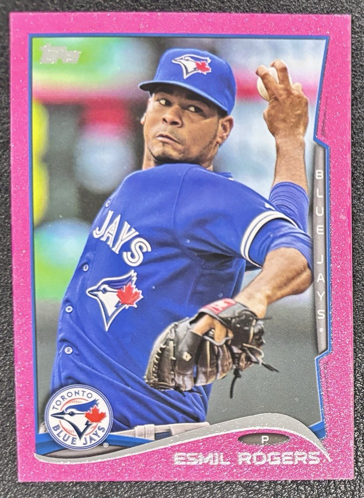 2014 Topps Mini Esmil Rogers Pink Parallel /25 #177