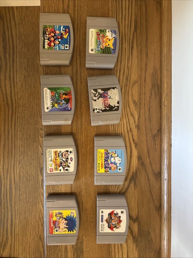 Lot Of 8 Japanese Import Nintendo 64 N64 Games Authentic US Seller [D8]