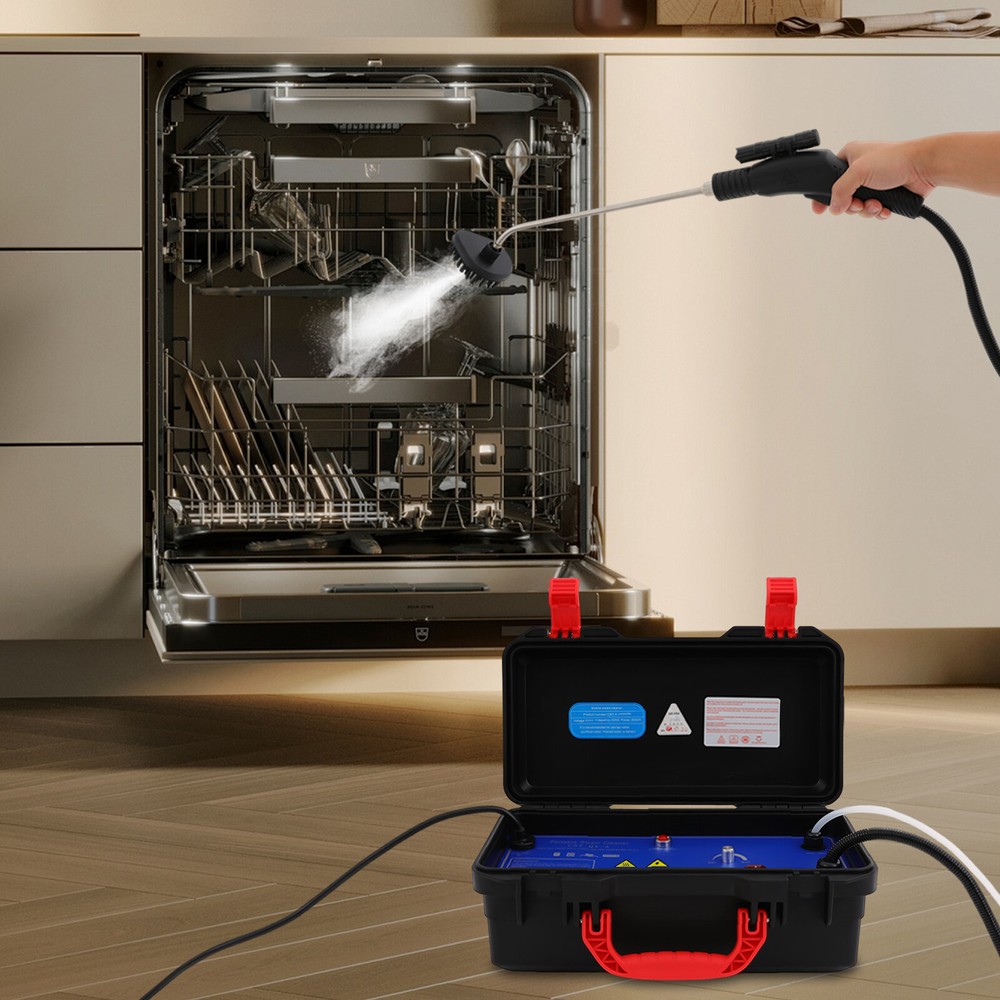 1700W Portable High-Pressure Steam Cleaner for Car Detailing and Cleaning