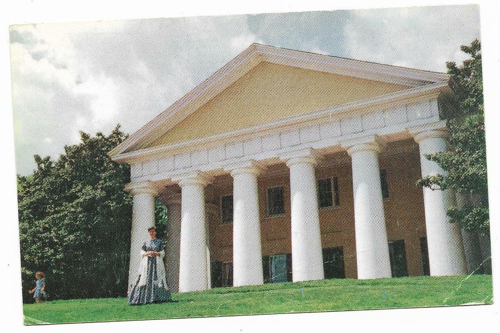 Vintage Virginia Chrome Postcard Arlington Lee Mansion National Cemetery