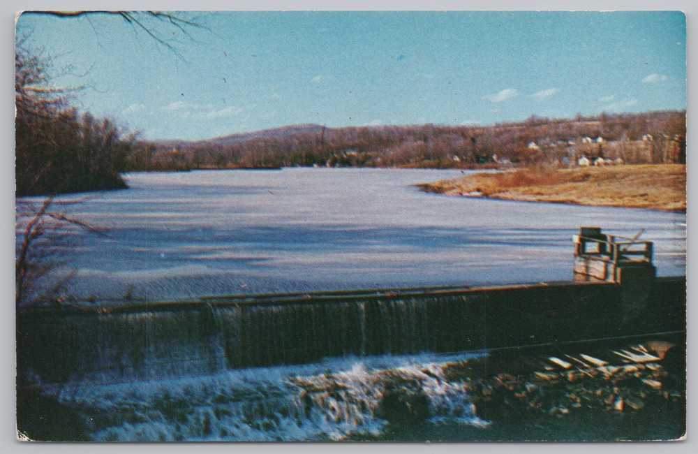 New York~Ulster Heights Lake Ellenville New York~Vintage Postcard