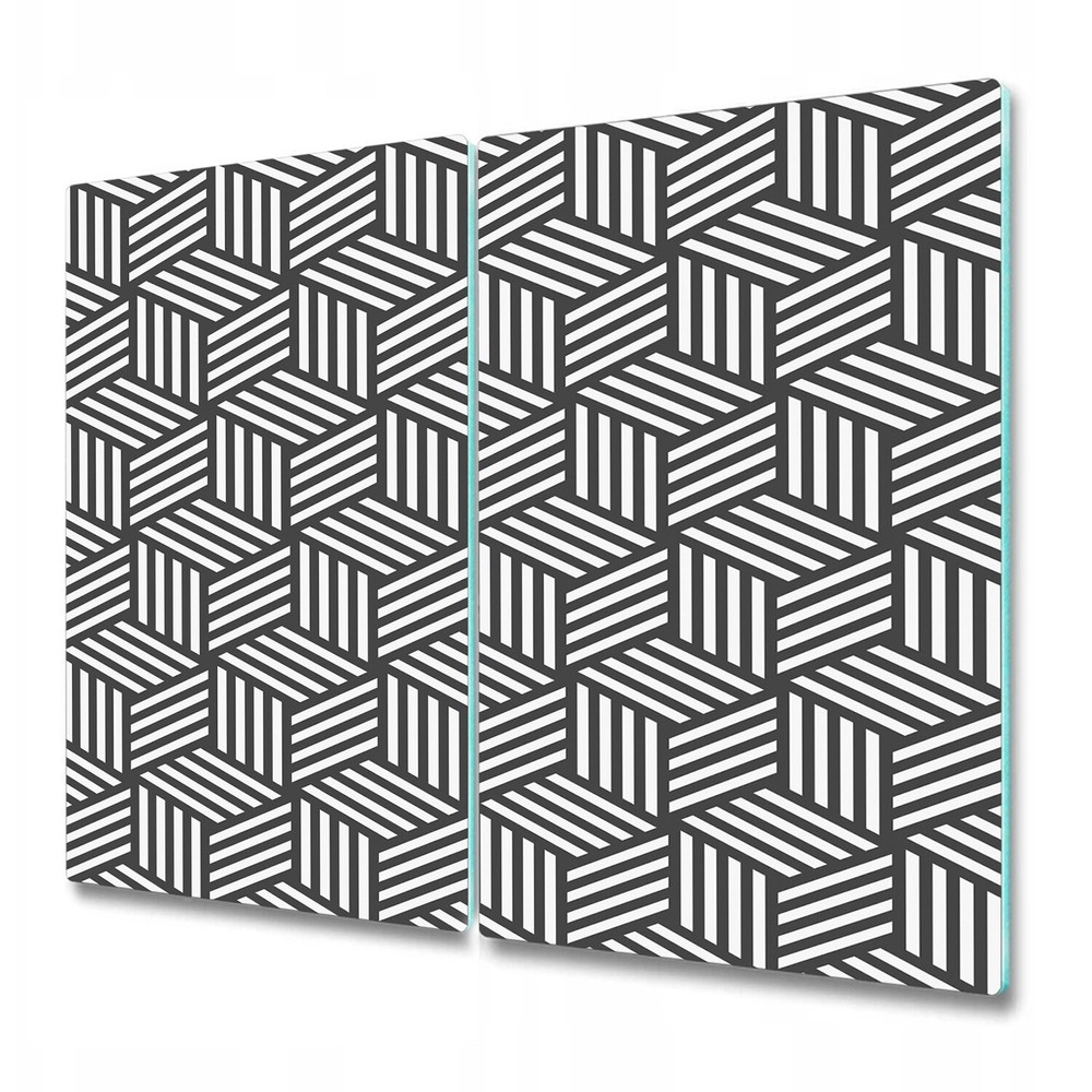 Glass Kitchen Worktop Kitchen Chopping Board Cubes Nude Delicate 2x30x52