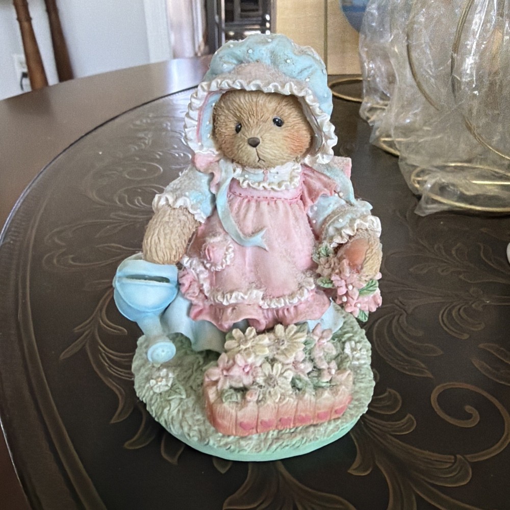 Cherished Teddies “Mary, Mary Quite Contrary” Friendship Blooms Figurine #626074