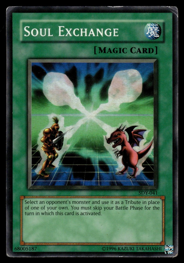 Soul Exchange HP SDY-041 Yugioh Starter Deck Featuring Yugi Cards