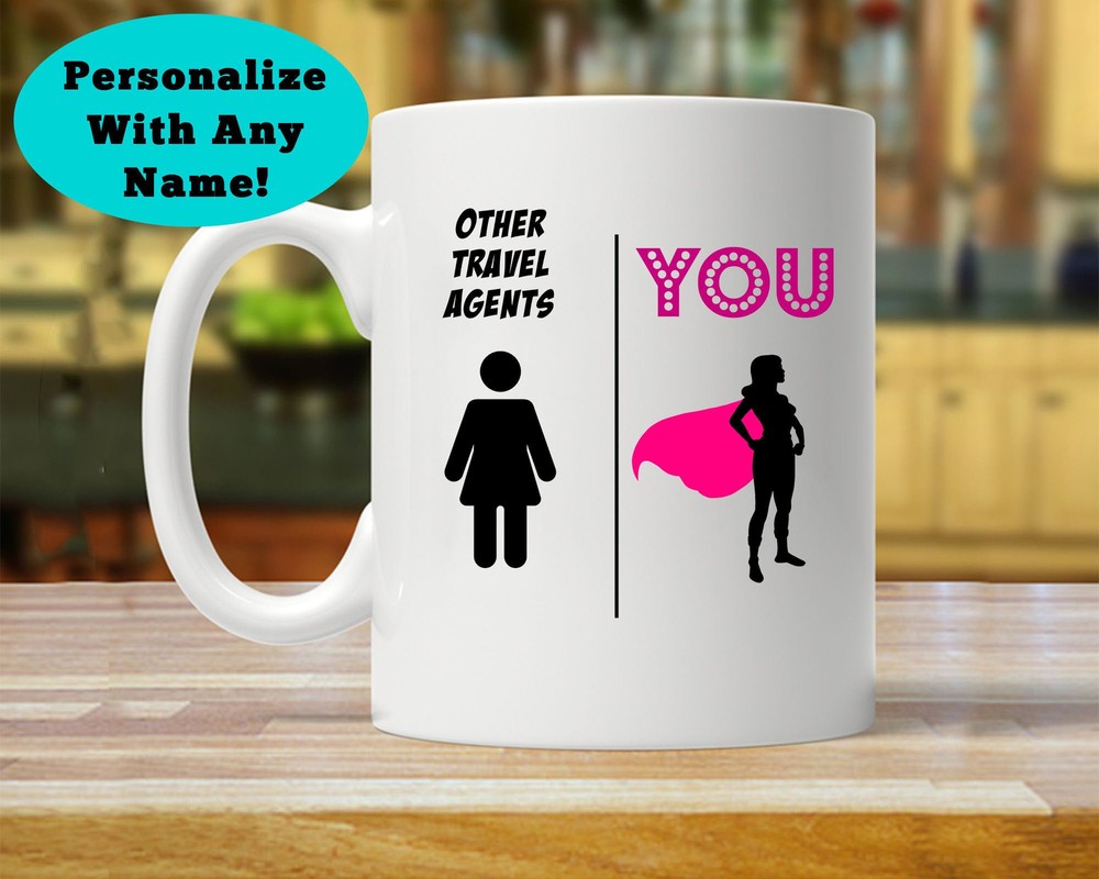 Travel Agent Gift Personalized Travel Agent Gift Travel Agent Mug