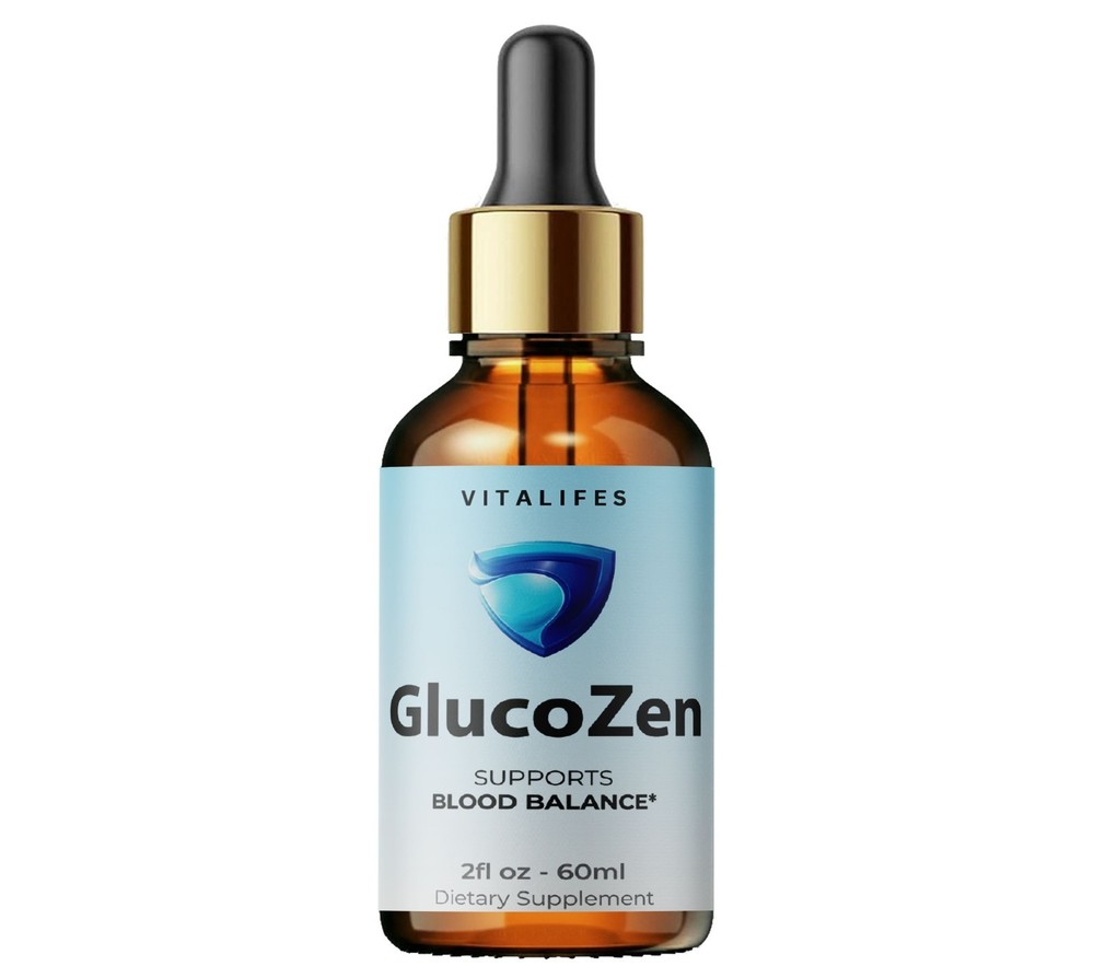 GlucoZen Drops, GlucoZen Max Strength Overall Support Supplement (2oz)