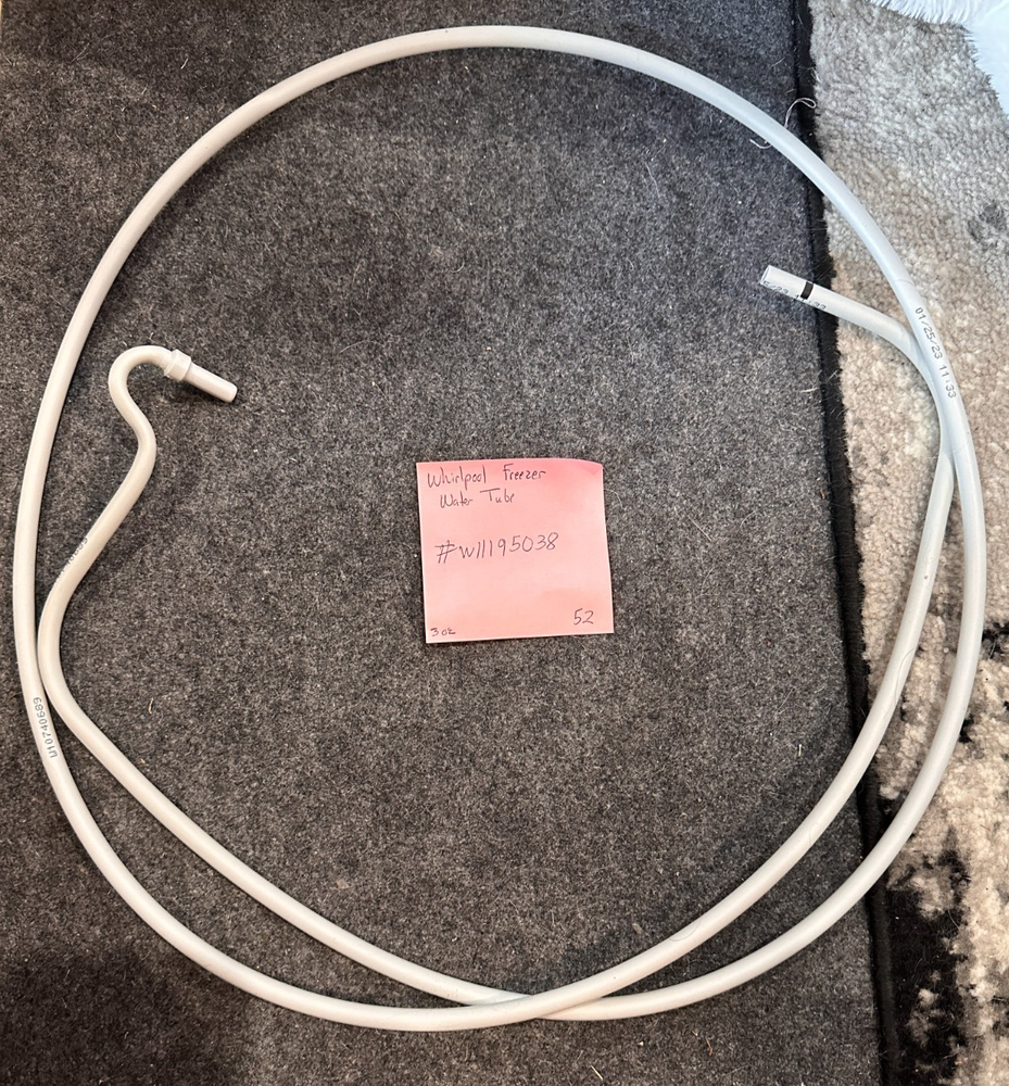 Whirlpool W11195038 Freezer Water Replacement Tube