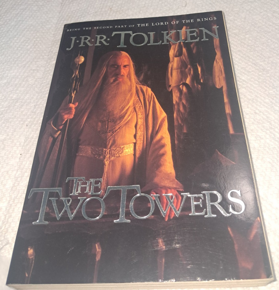 J R R Tolkien The Two Towers Lord Rings part 2 Houghton TPB Fantasy Classic 1st