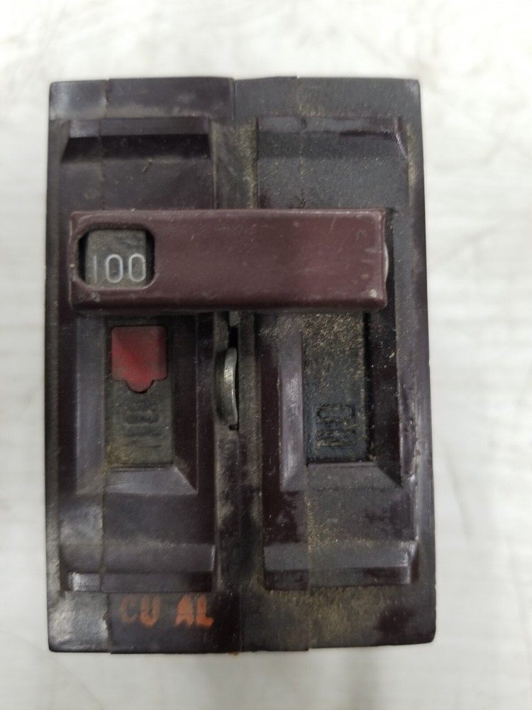 Wadsworth 2 Pole 100 Amp Snap In Breaker Used