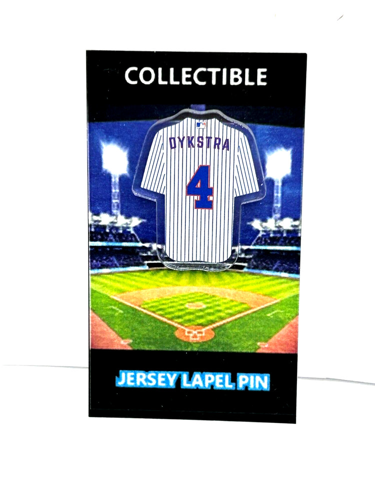 New York Mets Lenny Dykstra jersey lapel pin-Classic Collectible-NAILS
