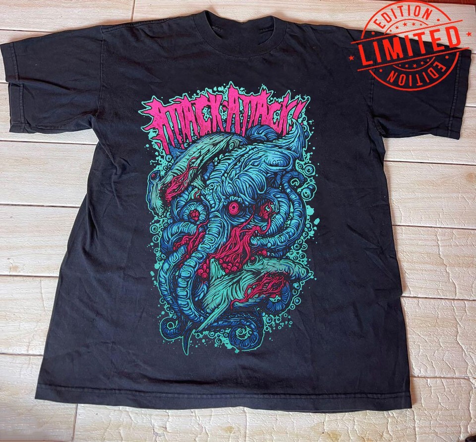 Rare Collection ATTACK ATTACK! Band Gift For Fan S to 5XL T-Shirt SA1736