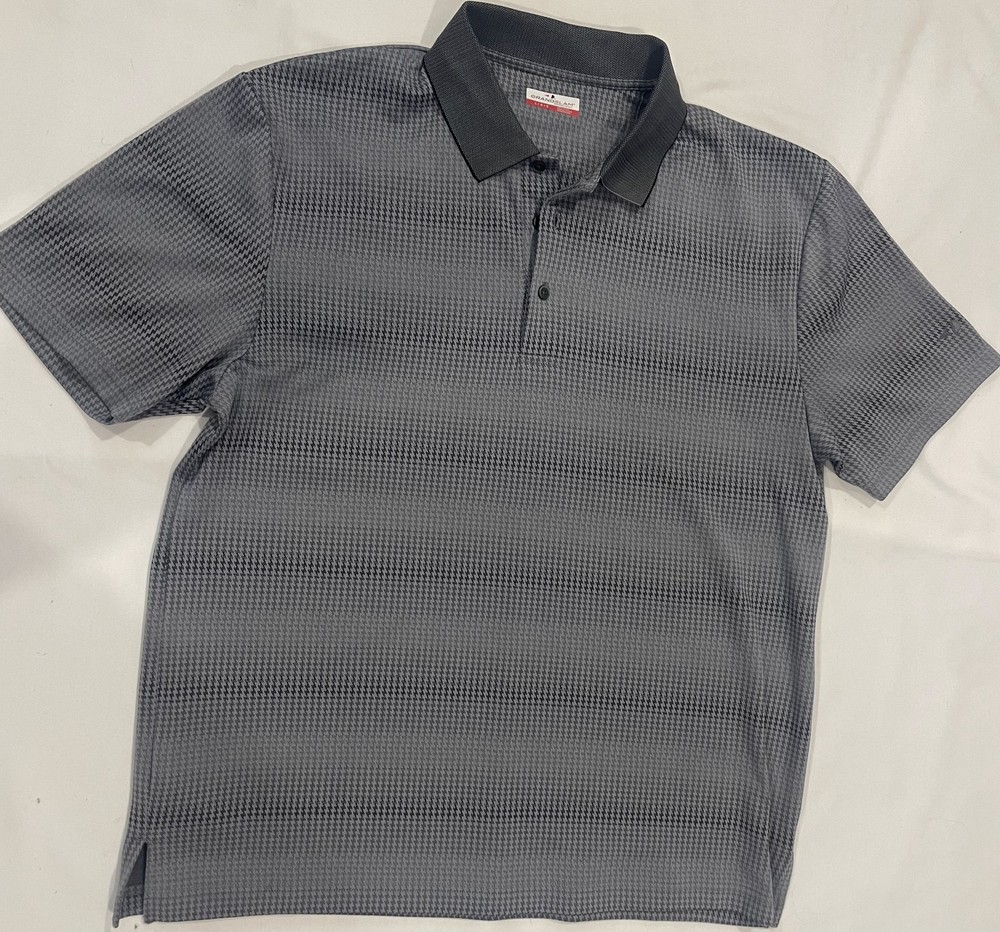 Grand Slam Performance Short Sleeve Golf Polo Shirt Men's Size L Gray