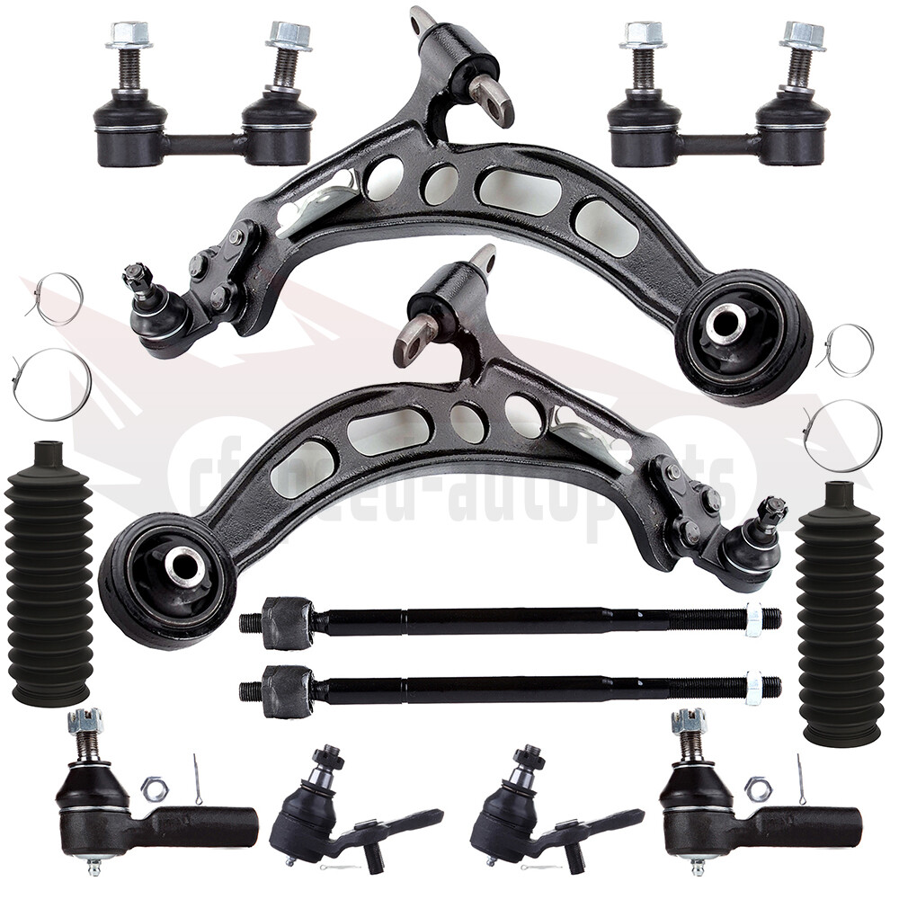 12x Front Lower Control Arm Ball Joint Sway Bar For 1992-96 Toyota Camry Avalon