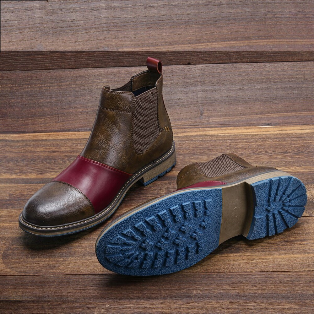 2022 New Fashion Brand Chelsea Ankle Boots for Men Size 39-48