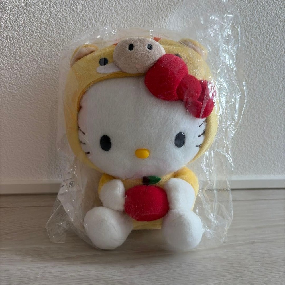 Sanrio Hello Kitty Zodiac Plush 2019 Boar Collab Sanrio Yakult Japan 17cm