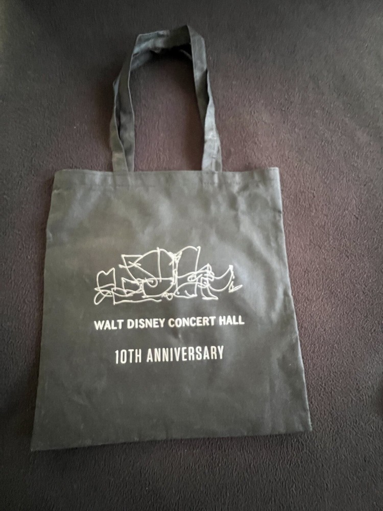 NWOT Walt Disney Concert Hall Friends Patrons LA Phil 10 Anniversary Tote Bag