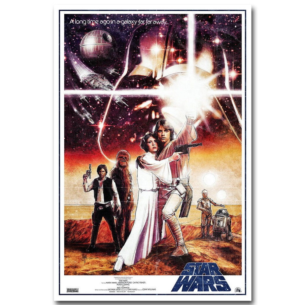 Star Wars A New Hope Classic Movie Wall Art Poster US 74949
