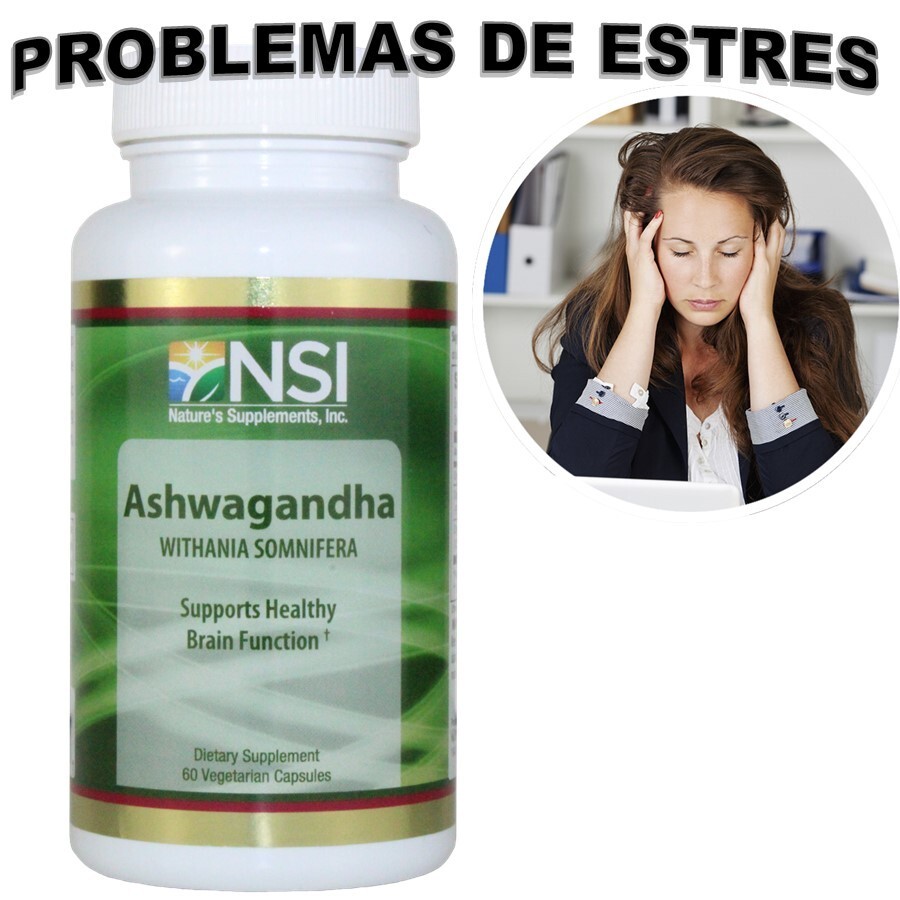 ASHWAGANDHA 100% NATURAL PARA EL CEREBRO