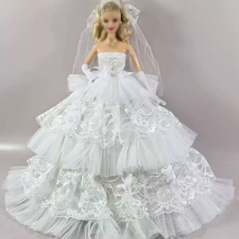 White Wedding Dress for 11.5
