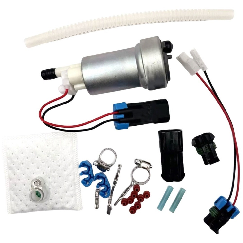 GENUINE WALBRO F90000274 450LPH High Pressure Fuel Pump + QFS Install Kit E85
