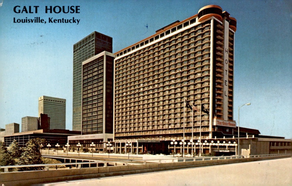 Galt House, Louisville, Kentucky - Riverfront Hotel Postcard