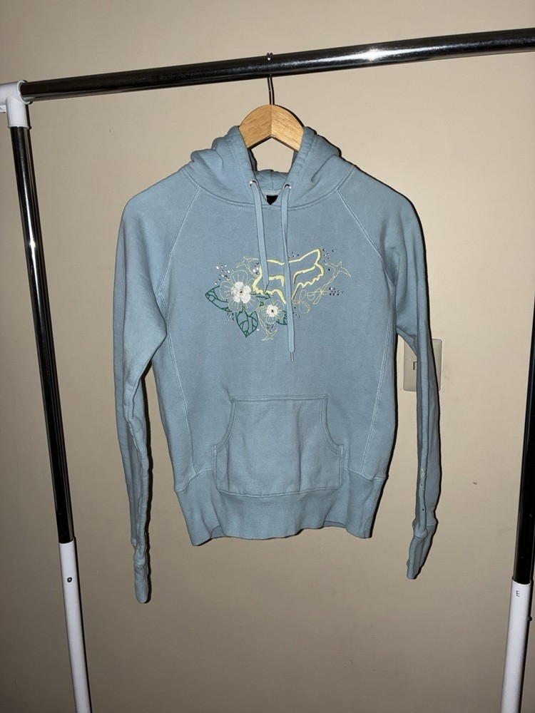 Fox Racing Women's Blue Hoodie Size M