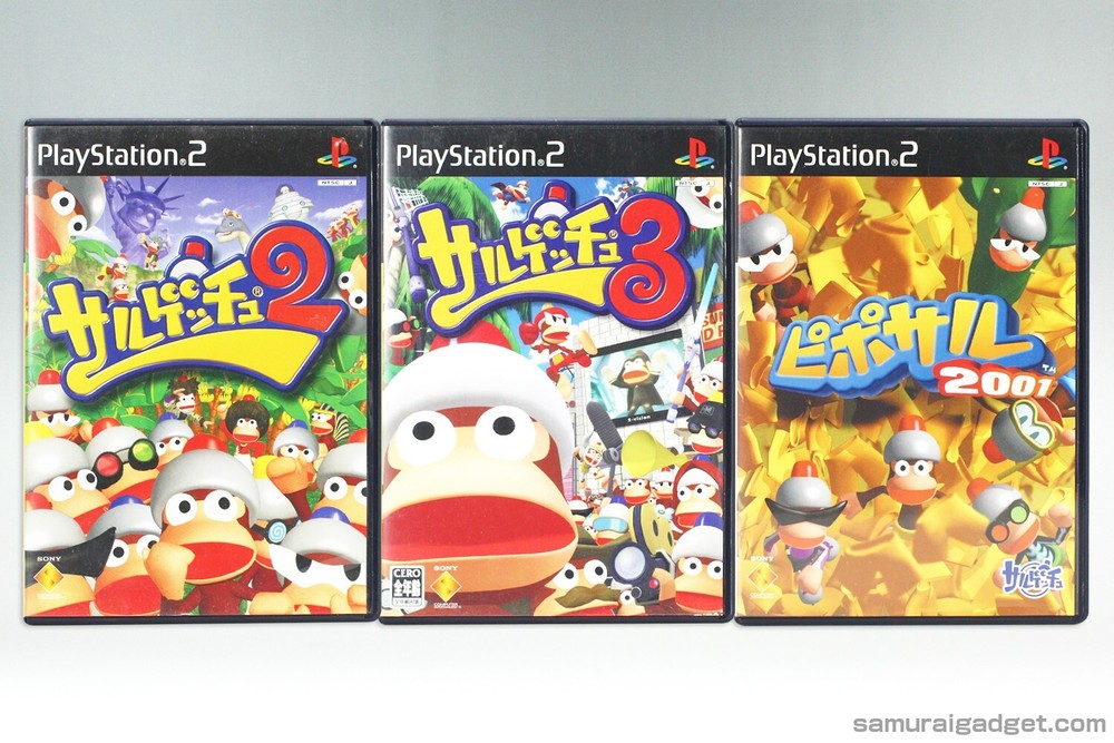 Ape Escape 2 & 3 (Sarugetchu) & Ape Escape 2001 (Piposaru) PS2 [Japanese NTSC-J]