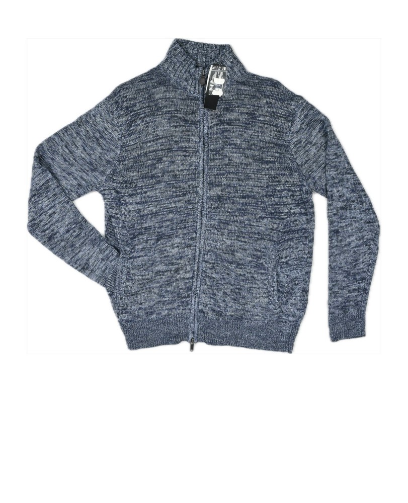The Men's Store Linen Melange Knit Full Zip Sweater Jacket M New $248