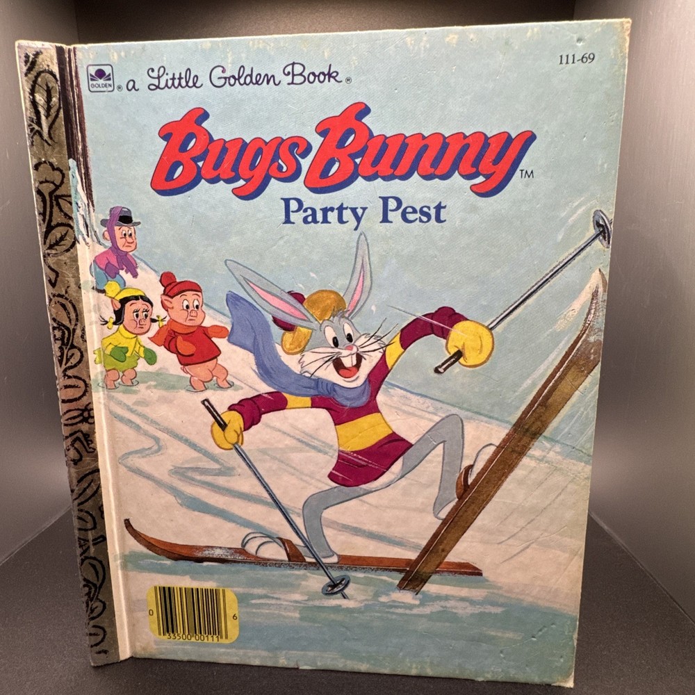 Bugs Bunny Party Pest a Little Golden Book Vintage 1976