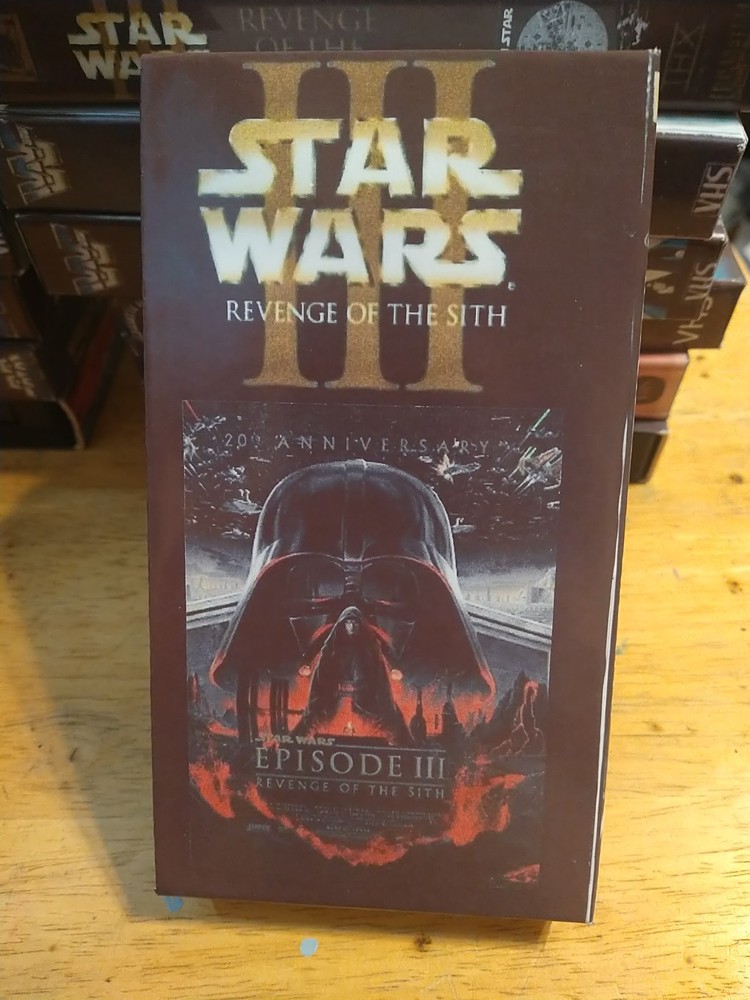 Star Wars Revenge Of The Sith Vhs