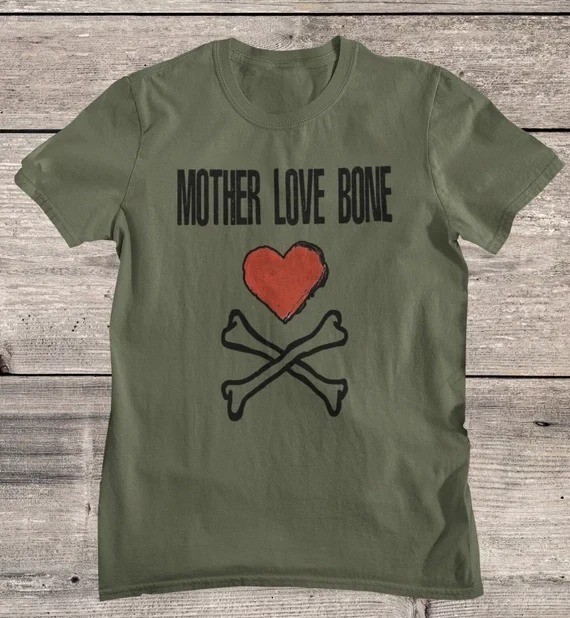 Vintage Mother Love Bone Band Cotton Green S to 5XL Shirt VK145