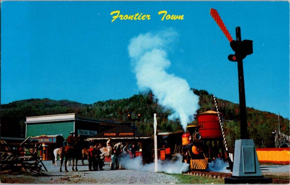 Schroon Lake - Lake George NY : FRONTIER TOWN TOURIST ATTRACTION m/14 BH8974