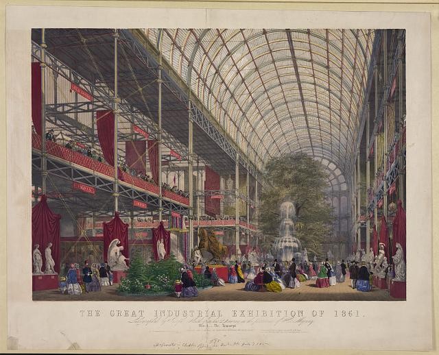The great industrial exhibition of 1851. Plate 4. The transept,July 7,c 1852