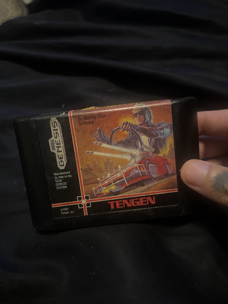 RoadBlasters (Sega Genesis, 1991) Tengen (Not Tested Sold As Is)