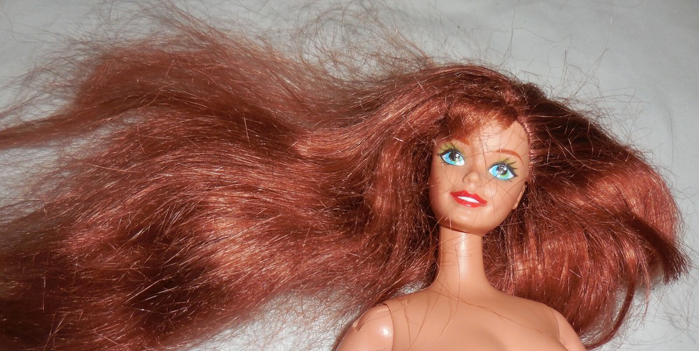 1966 Barbie Fashion Doll Mattel hair vintage twist and turn bend knees toy