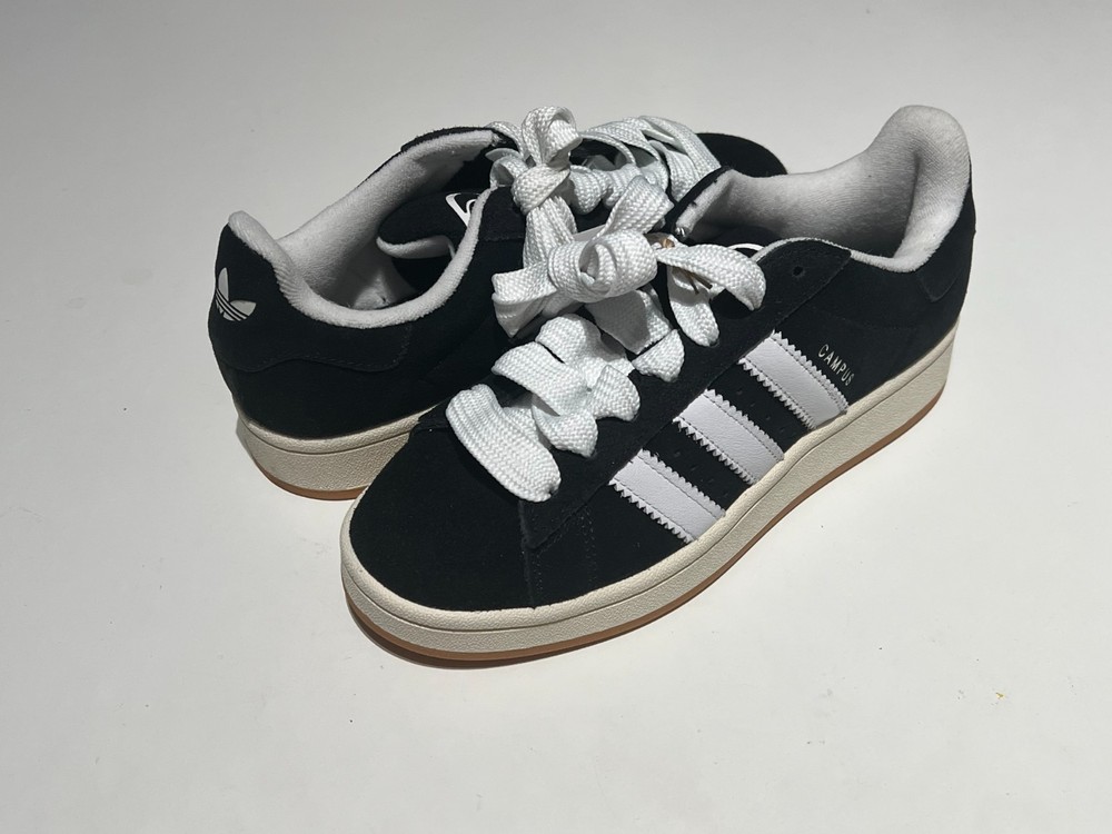 Adidas Men’s Size 5.5 Originals Campus 00s Black White Gum HQ8708 - New