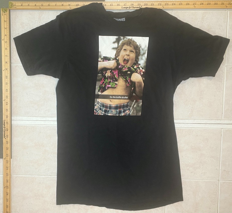Goonies Movie Chunk Truffle Shuffle T-shirt Men's Large
