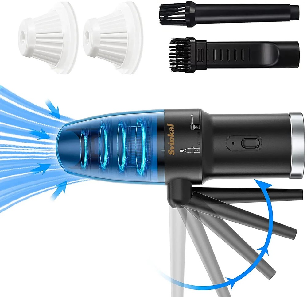 Vacuum Cleaner Cordless Air Duster Remover Computer Desk Electric Cleaner Tool