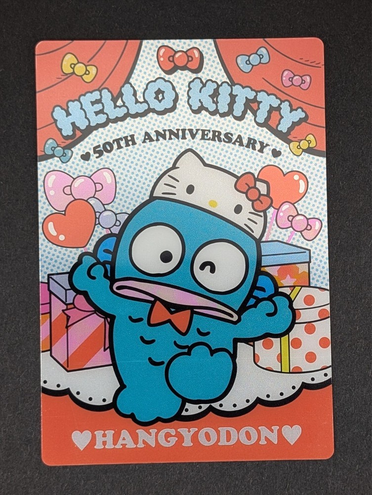Hangyodon #08 - Sanrio Hello Kitty 50th Anniversary Wafer Card Series 5 NM