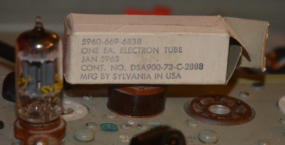 Sylvania 5963 Vacuum Tube - Tested Good on TV-7D/U Tester